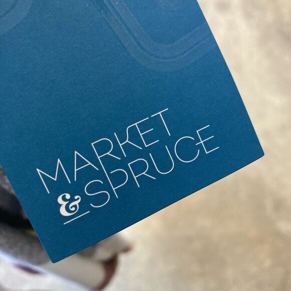 Market Spruce Sweater Womens Medium Stipe Colorblock Open‎ Front Pockets - Picture 7 of 8